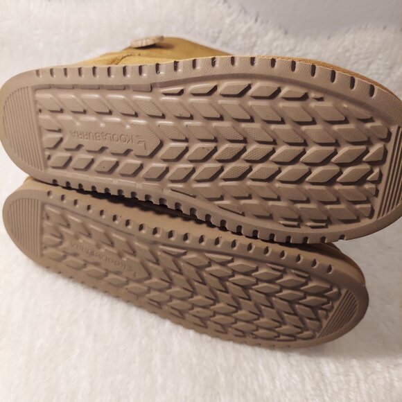 Koolaburra by UGG Women’s Tan Suede Shearling Boots Fur Lined Mid Calf Size 6 - Picture 8 of 9